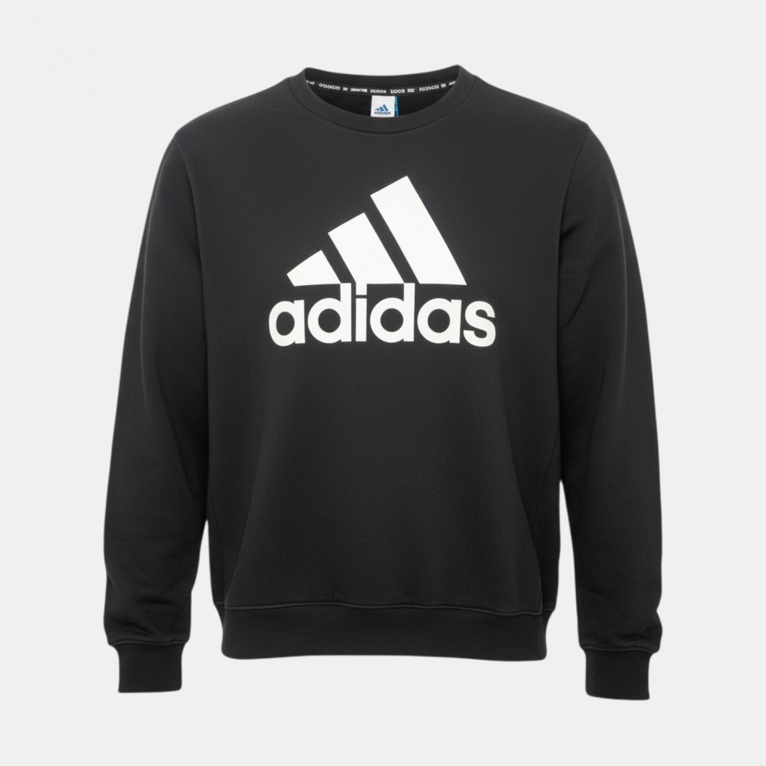 Adidas Ανδρικό Μαύρο Φούτερ με Μεγάλο Logo | Pre Owned